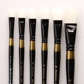 Munkácsy M500P Lapos szintetikus ecsetek rövid nyéllel