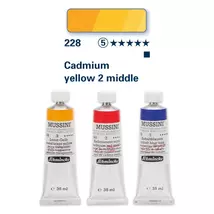 Schmincke Mussini olajfesték 5.árkategória 35ml Cadmium yellow 2 middle 228