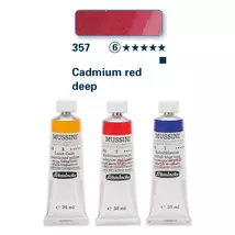 Schmincke Mussini olajfesték 6.árkategória 35ml Cadmium red deep 357