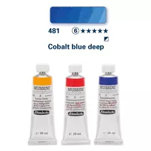 Schmincke Mussini olajfesték 6.árkategória 35ml Cobalt blue deep 481