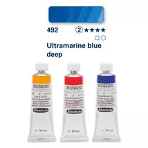 Schmincke Mussini olajfesték 2.árkategória 35ml Ultramarine blue deep 492