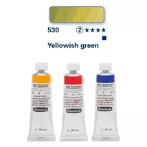 Schmincke Mussini olajfesték 2.árkategória 35ml Yellowish green 530