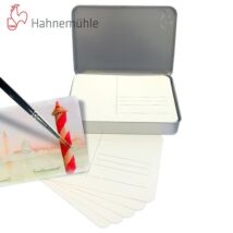 Hahnemühle Akvarell levelezőpapír 230gr/m2 30db/cs. Fémdobozban