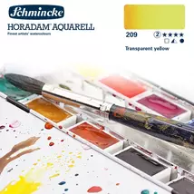 Schmincke Horadam akvarellfesték 2.árkategória 4ml szilke Translucent yellow 209