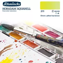 Schmincke Horadam akvarellfesték 2.árkategória 4ml szilke Chrome yellow lemon 211