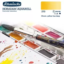 Schmincke Horadam akvarellfesték 2.árkategória 4ml szilke Chrome yellow deep 213