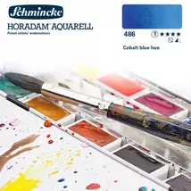 Schmincke Horadam akvarellfesték 1.árkategória 4ml szilke Cobalt blue hue 486