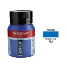 Talens Amsterdam akrilfesték 500ml phthalo blue 570