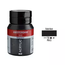 Talens Amsterdam akrilfesték 500ml oxide black 735