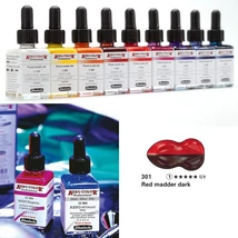 Schmincke Aerocolor Professional airbrush festék 28ml Red madder dark 301