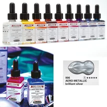 Schmincke Aero Metallic Professional airbrush festék 28ml Aero metallic Brilliant silver 906