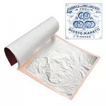Manetti alumínium metálfólia 16x16cm ezüstimitáció 100lap/csomag