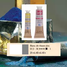 Lefranc&Bourgeois Artist Oil extra finom olajfesték 1.árkategória 20ml Titanium zinc white 013