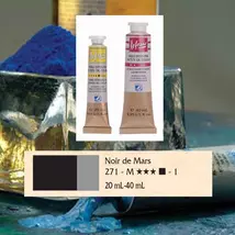 Lefranc&Bourgeois Artist Oil extra finom olajfesték 1.árkategória 20ml Mars black 271