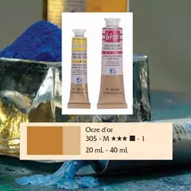 Lefranc&Bourgeois Artist Oil extra finom olajfesték 1.árkategória 20ml Golden ochre 305