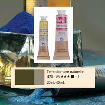Lefranc&Bourgeois Artist Oil extra finom olajfesték 1.árkategória 20ml Raw umber 478