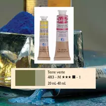Lefranc&Bourgeois Artist Oil extra finom olajfesték 1.árkategória 20ml Terre verte 483