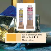 Lefranc&Bourgeois Artist Oil extra finom olajfesték 3.árkategória 20ml Chrome yellow medium hue 166