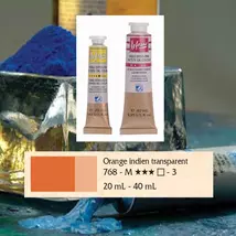 Lefranc&Bourgeois Artist Oil extra finom olajfesték 3.árkategória 20ml Transparent indian orange 768
