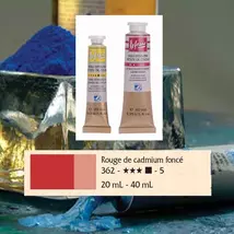 Lefranc&Bourgeois Artist Oil extra finom olajfesték 5.árkategória 20ml Cadmium red deep 362