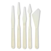 Műanyag 5db-s festőkés készlet. (AMI)