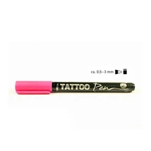 Tetováló filc, HobbyLine, Tattoo pen, 0,5-3 mm - pink