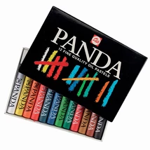 Panda 12 db-os olajpasztell készlet kartondobozban