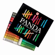 Panda 24 db-os olajpasztell készlet kartondobozban