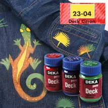 Deka PermDeck textilfesték sötét anyagra 25ml citrom 23-04