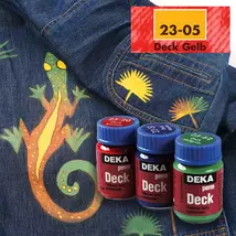 Deka PermDeck textilfesték sötét anyagra 25ml sárga 23-05