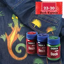 Deka PermDeck textilfesték sötét anyagra 25ml kármin 23-20
