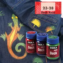 Deka PermDeck textilfesték sötét anyagra 25ml rózsa 23-28