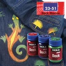 Deka PermDeck textilfesték sötét anyagra 25ml sötétkék 23-51