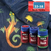 Deka PermDeck textilfesték sötét anyagra 25ml türkiz 23-58