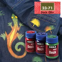 Deka PermDeck textilfesték sötét anyagra 25ml olíva 23-71