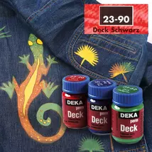 Deka PermDeck textilfesték sötét anyagra 25ml fekete 23-90