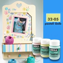 Deka Matt akrilfesték pasztell 25ml sárga 32-05