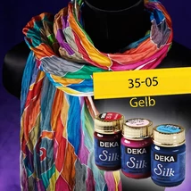 Deka Silk selyemfesték 50ml sárga 35-05