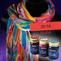 Deka Silk selyemfesték 50ml pipacspiros 35-18