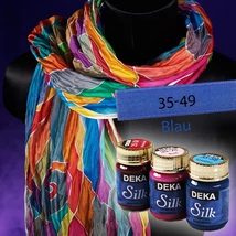 Deka Silk selyemfesték 50ml kék 35-49