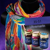 Deka Silk selyemfesték 50ml ultramarinkék 35-51