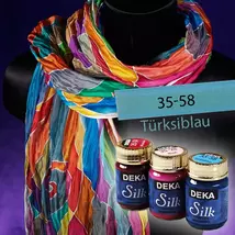 Deka Silk selyemfesték 50ml türkizkék 35-58