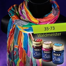 Deka Silk selyemfesték 50ml erdőmesterzöld 35-73