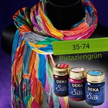 Deka Silk selyemfesték 50ml pisztáciazöld 35-74