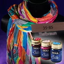 Deka Silk selyemfesték 50ml sötétbarna 35-85