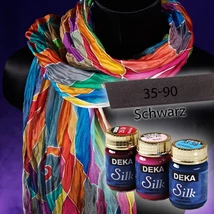 Deka Silk selyemfesték 50ml fekete 35-90