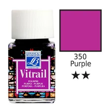 Vitrail gyantaalapú üvegfesték, 50 ml – bíbor