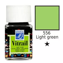 Vitrail gyantaalapú üvegfesték, 50 ml – világoszöld