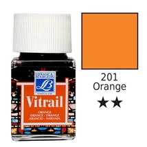 Vitrail gyantaalapú üvegfesték, 50 ml – narancs