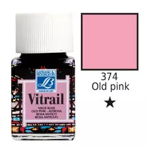 Vitrail gyantaalapú üvegfesték, 50 ml – fáradt rózsaszín